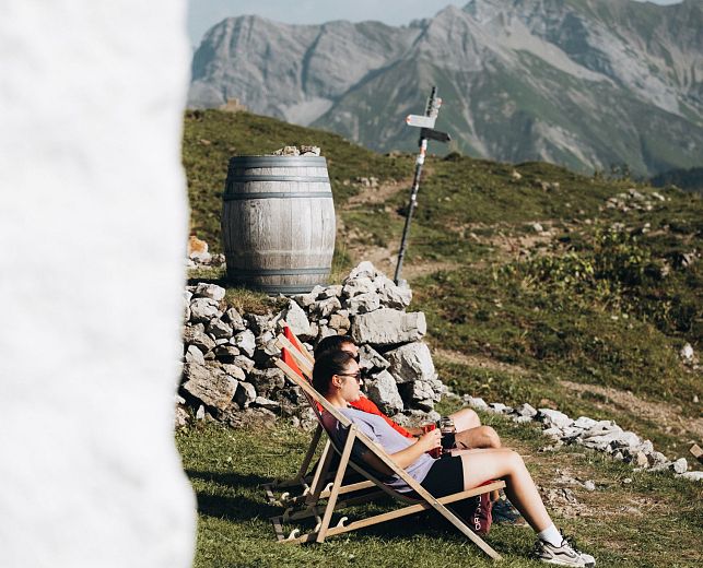 Liegestühle Widdersteinhütte ©BUEROLUDWINA